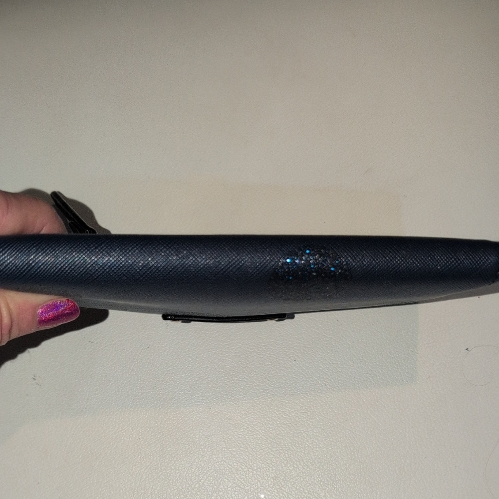 Kate Spade Haven Lane Stacy Wallet In French Navy With Glitter Accents - Picture 4 of 9